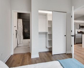 Large closets with custom organizers
